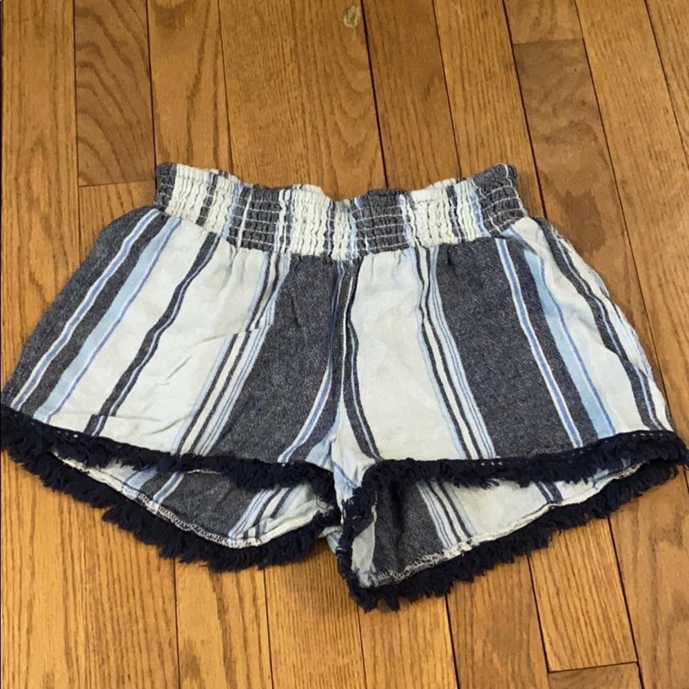 Blue stripe shorts